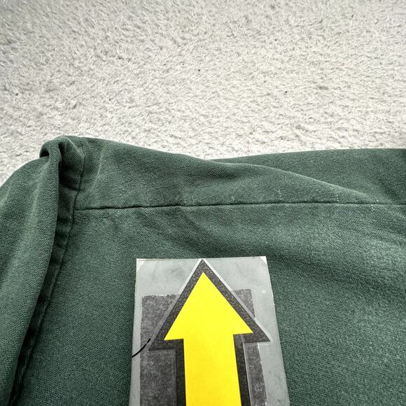 Vintage Codet Heavy Flannel Long Sleeve Shirt Mens Medium Button Up Cotton Green - Picture 10 of 12